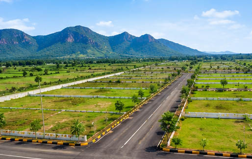 Airport & Beach Way - VMRDA Completed Project in Bhogapuram